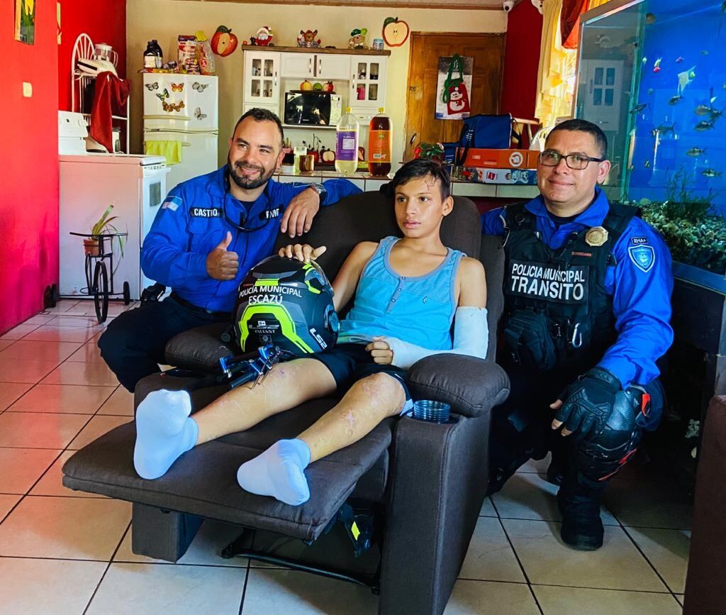 José Miguel Jiménez, joven que sobrevivió a fatal accidente ocurrido en Tárcoles de Garabito el 21 de diciembre de 2019. Foto cortesía.