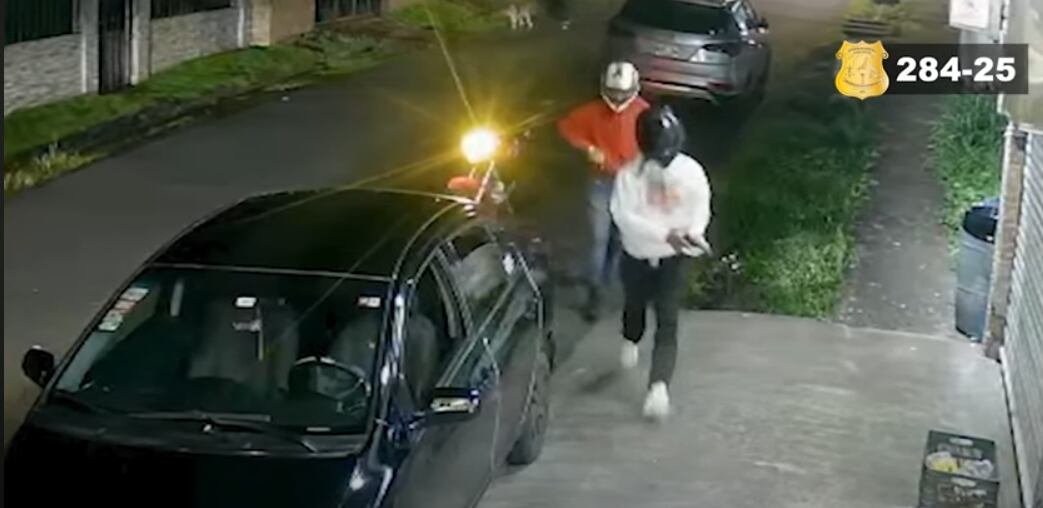 Sicarios sospechosos de homicidio de pulpero. Foto OIJ,.