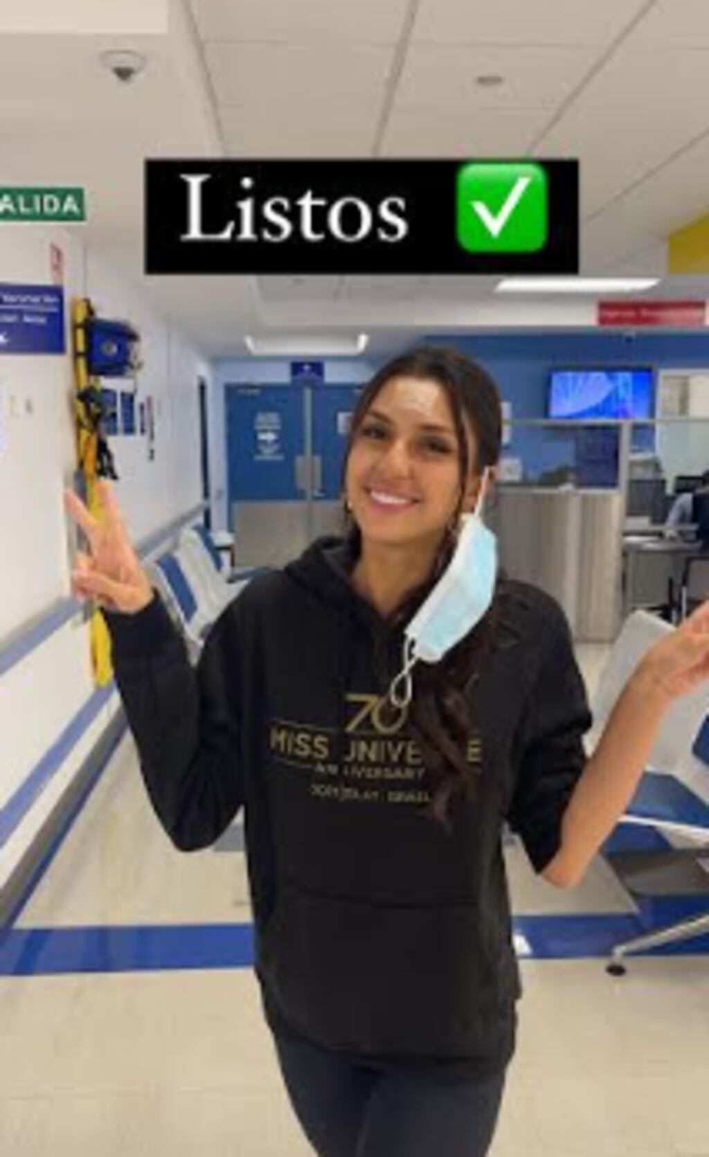 Miss Costa Rica Valeria Rees se rompió la frente al pegar contra el ...