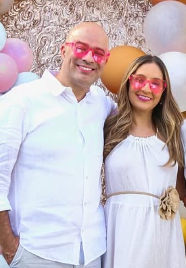 Laura Brenes, periodista y pareja de Jorge Martínez.