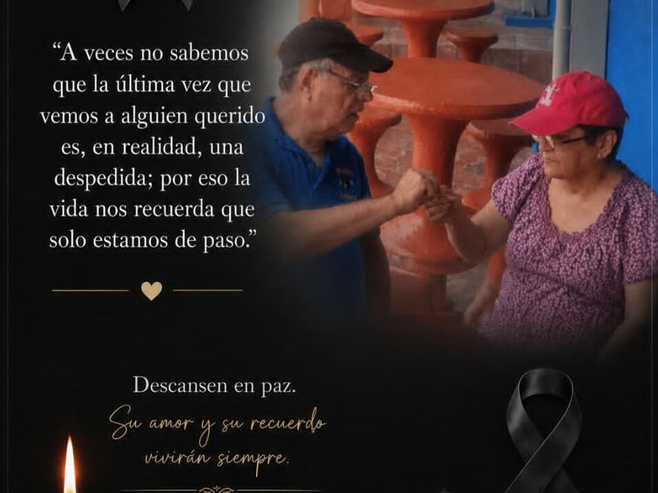 José Luis Sánchez Redondo, de 78 años, y su esposa Eibi Pineda