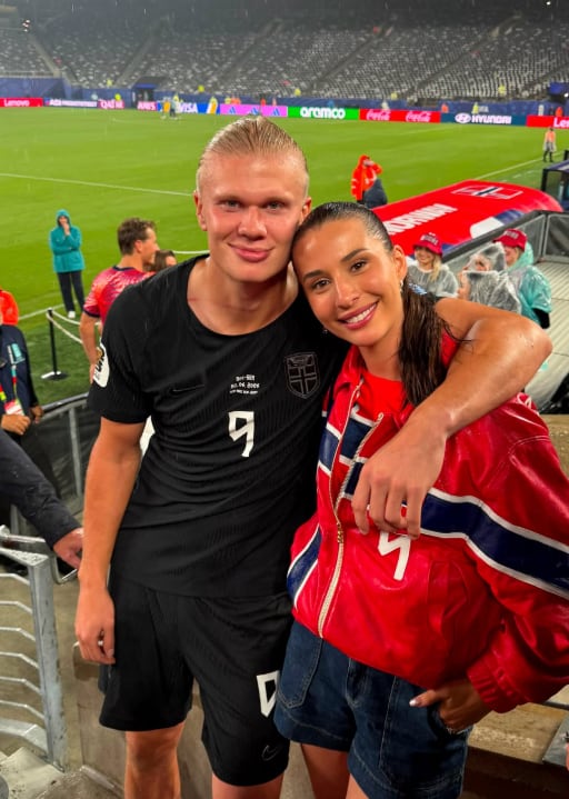 Isabel Haugseng Johansen y Erling Haaland se conocen desde la adolescencia, cuando ambos coincidieron en Bryne, Noruega.