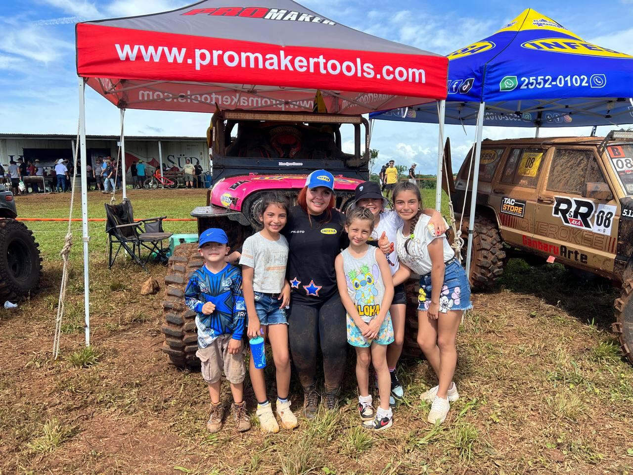 Dayana Marín Zúñiga se dio a conocer como la Dama del Hierro en las competencias de 4x4. Foto: Cortesía.