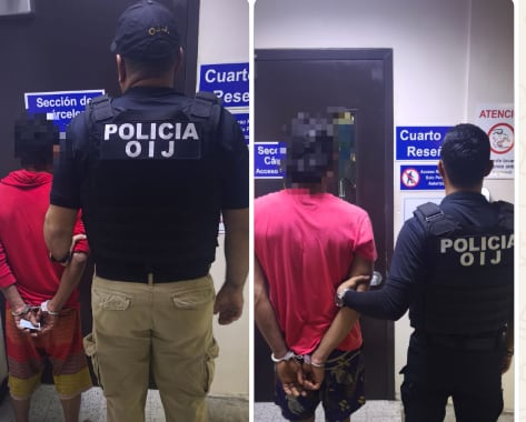 Dos hombres están detenidos como sospechosos de la desaparición y homicidio de un hombre en Guanacaste. Foto: OIJ