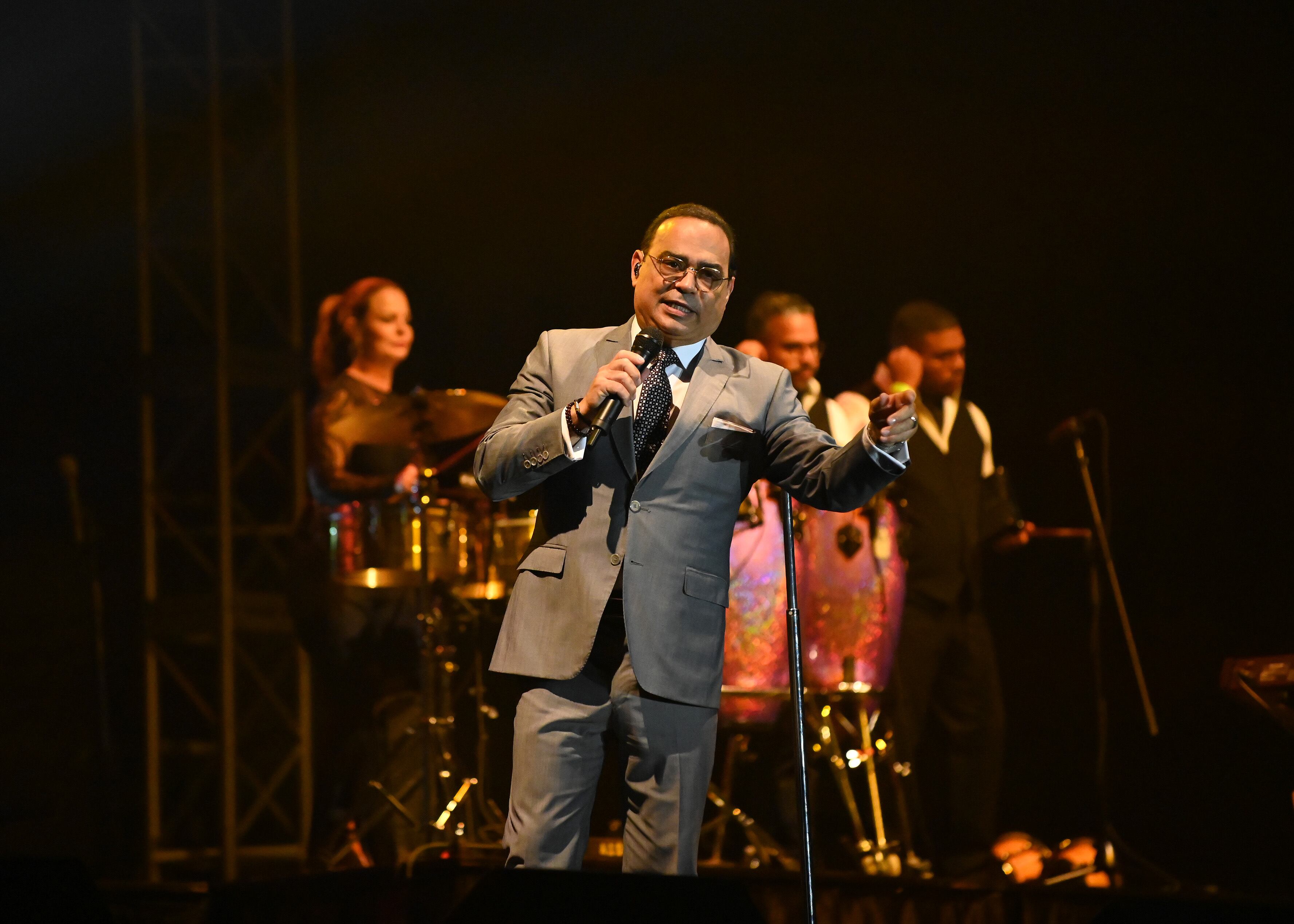 Gilberto Santa Rosa, una de las estrellas más reconocidas de la salsa.