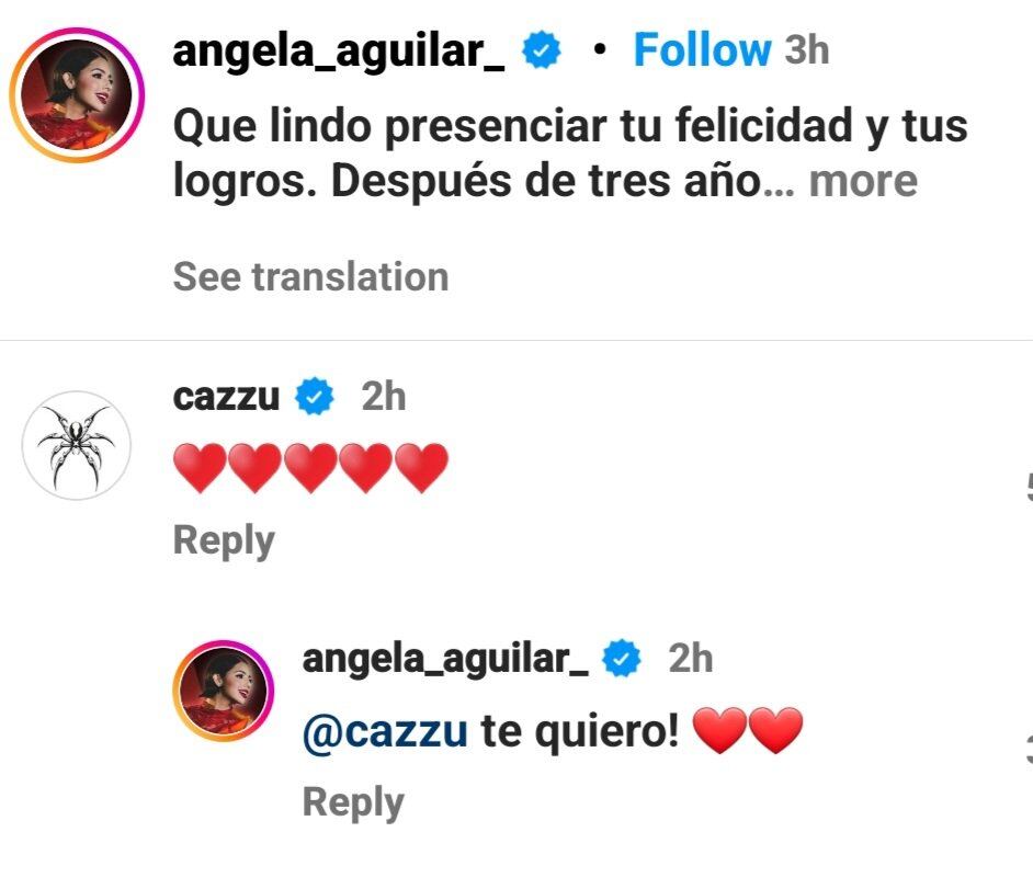 Cazzu ya no sigue a Ángela Aguilar, a pesar de que antes se decían hasta "Te quiero"