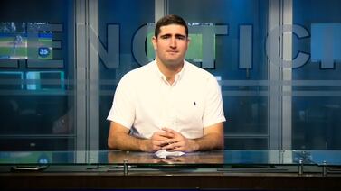 Hijo menor de Ignacio Santos hace su debut en canal 7