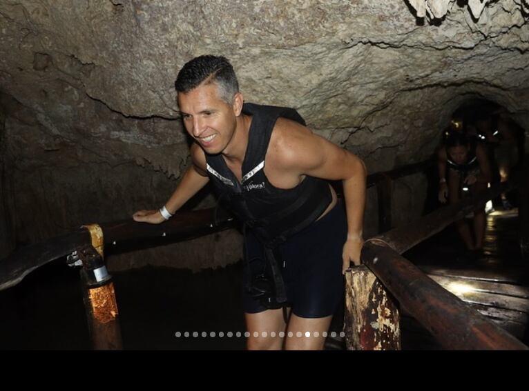 Pablo Gabas de vacaciones en México