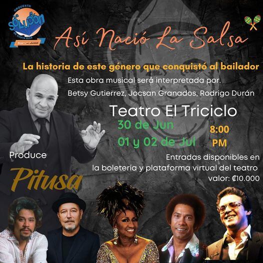 "Así nació la salsa" es un espectáculo que muestra la historia de este emblemático género musical. Facebook.