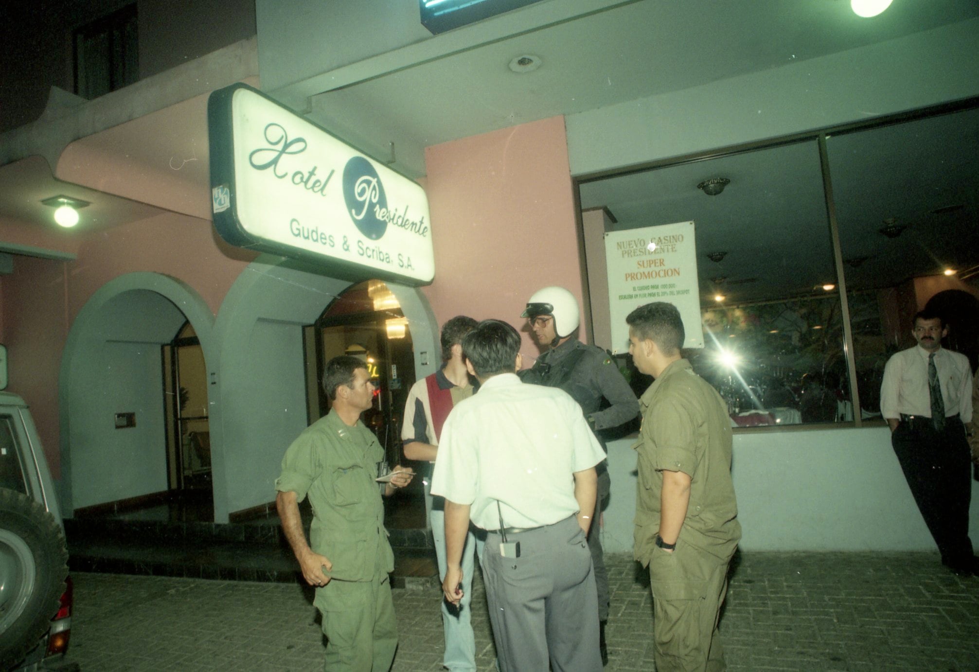 Triple homicidio ocurrido en el casino del hotel Presidente en abril de 1997. Foto Archivo.