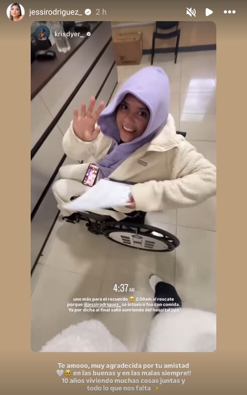 La modelo costarricense de “talla grande”, Jessi Rodríguez, enfrentó una emergencia este jueves en la madrugada que la mandó directo al hospital.