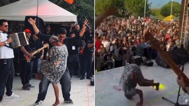 Abuelita se perdió por 8 meses y reapareció en medio de un pachangón, ¡vea el insólito momento!