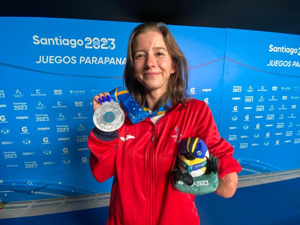 Camila Haase
Medalla dede plata en los 100 metros dorso, categoría S9.
Juegos Parapanamericanos de Santago 2023
24 de noviembre del 2023
Cortesía Olman Mora