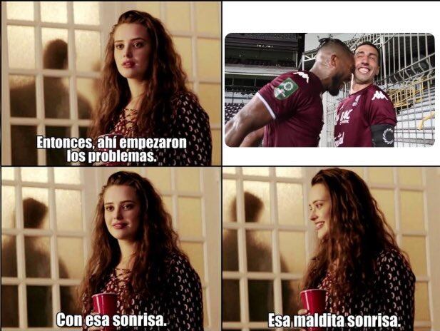 Memes de la forma de celebrar de Kendall Waston. Twitter.