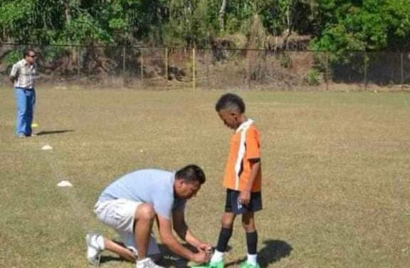 Oldemar Alcócer y su hijo Josimar Alcócer. Foto: Cortesía