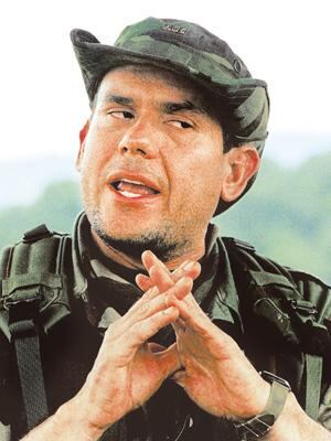 Paramilitares colombianos detenidos en Belén en el 2002- Foto Archivo.