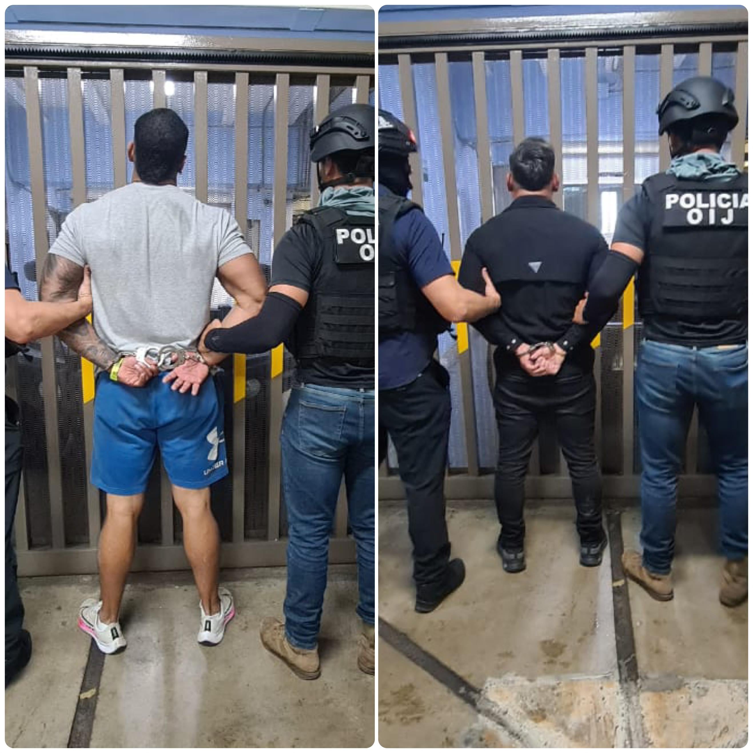 Iván Pablot Martínez y Hamilton Restrepo Osorio se unen a la lista de extraditables por tráfico de drogas. Foto: OIJ