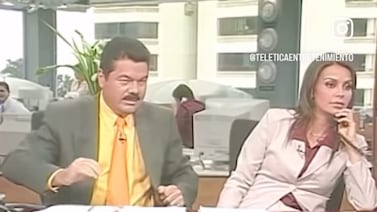 Sale a la luz video de cuando Wendy Cruz y Marcelo Castro se quedaron dormidos presentando Telenoticias
