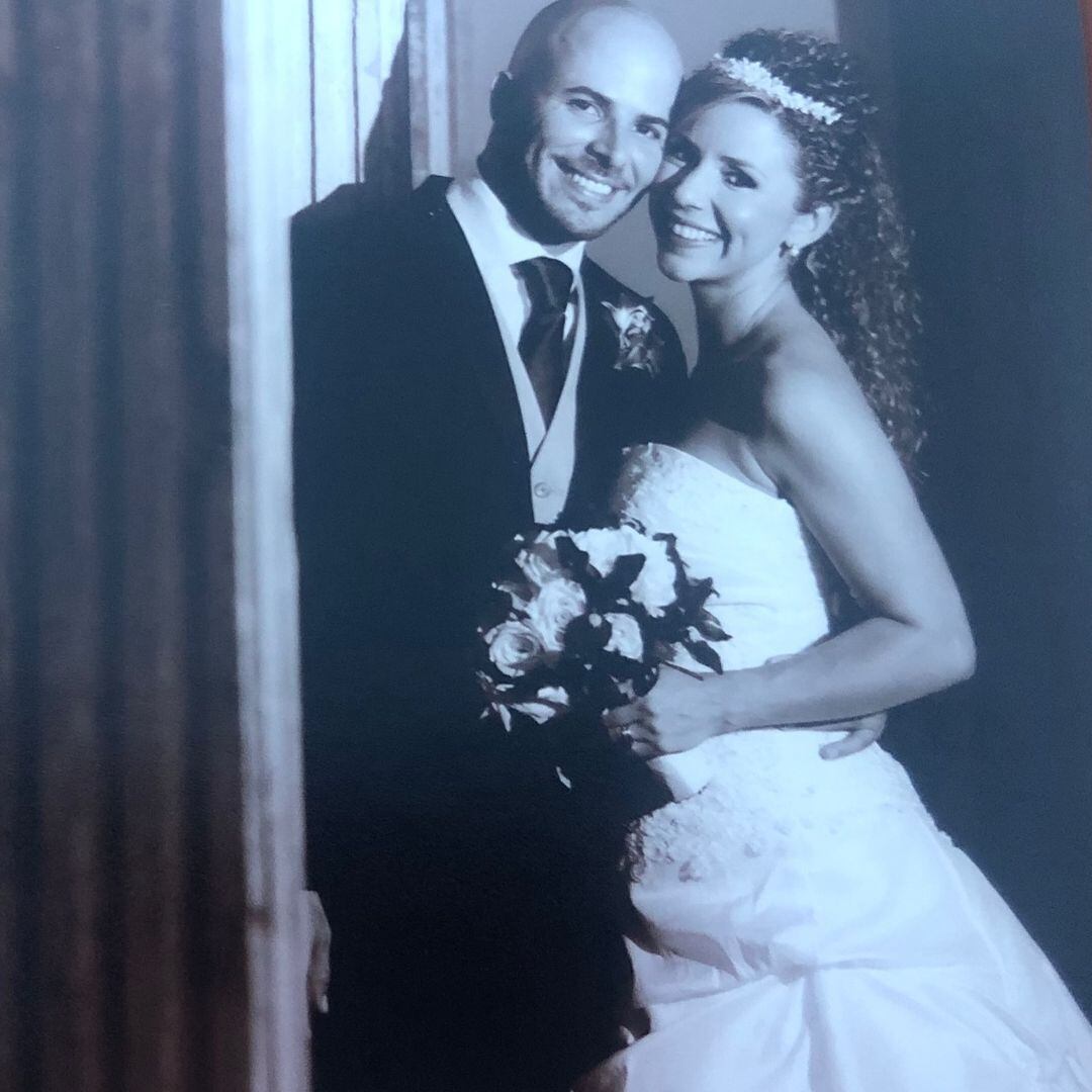 Nadia Aldana y su esposo Marco Antonio Piñeres