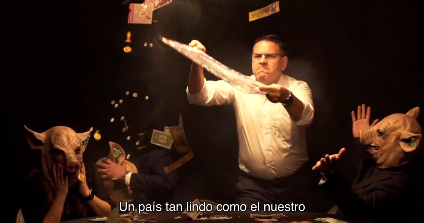 A lo chancho chingo, así confirmó el actual diputado Fabricio Alvarado, del partido Nueva República, que luchará por la presidencia de Costa Rica para las presidenciales del próximo año