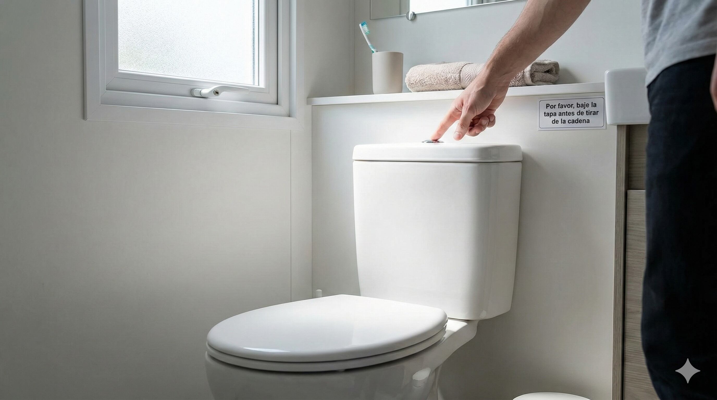 ¿Tapa arriba o tapa abajo? Revelan qué pasa al tirar de la cadena