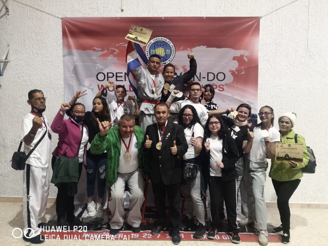 Selección nacional de Taek wondo trae cinco oros de Mundial en Mëxico
