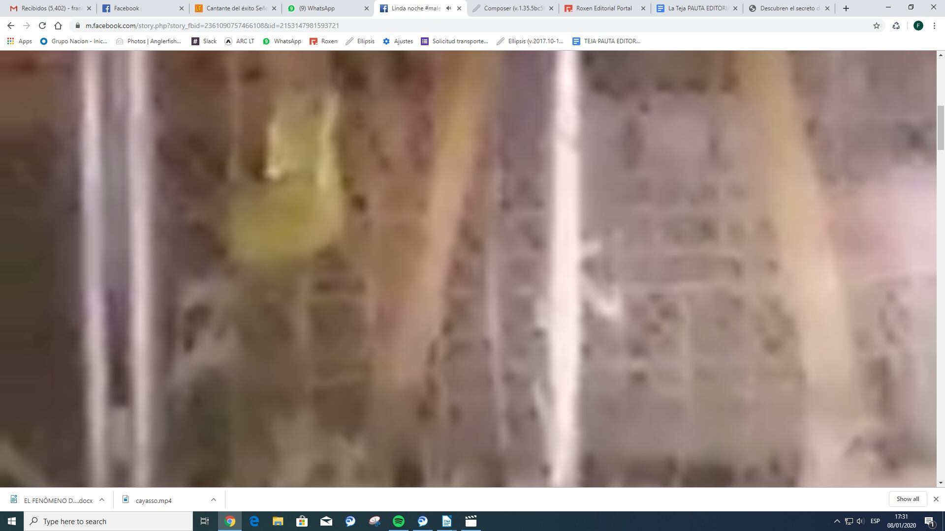 Hamaca se mueve sola en Coronado, fue filmada por Jorge Hernández.