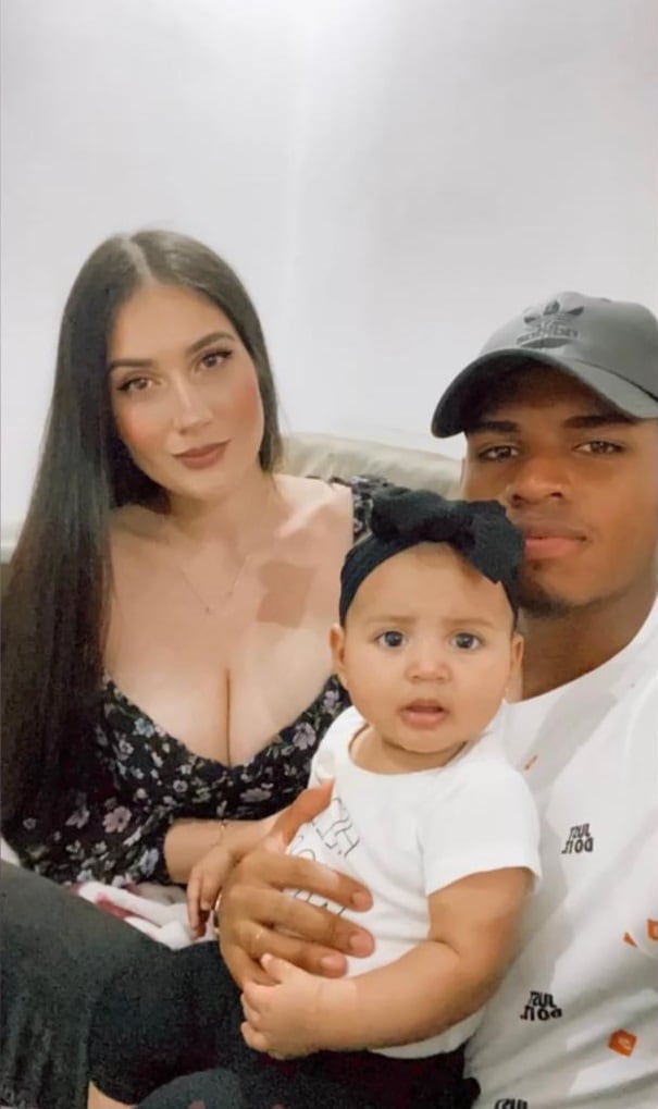 La familia de Orlando Sinclair. Cortesía.