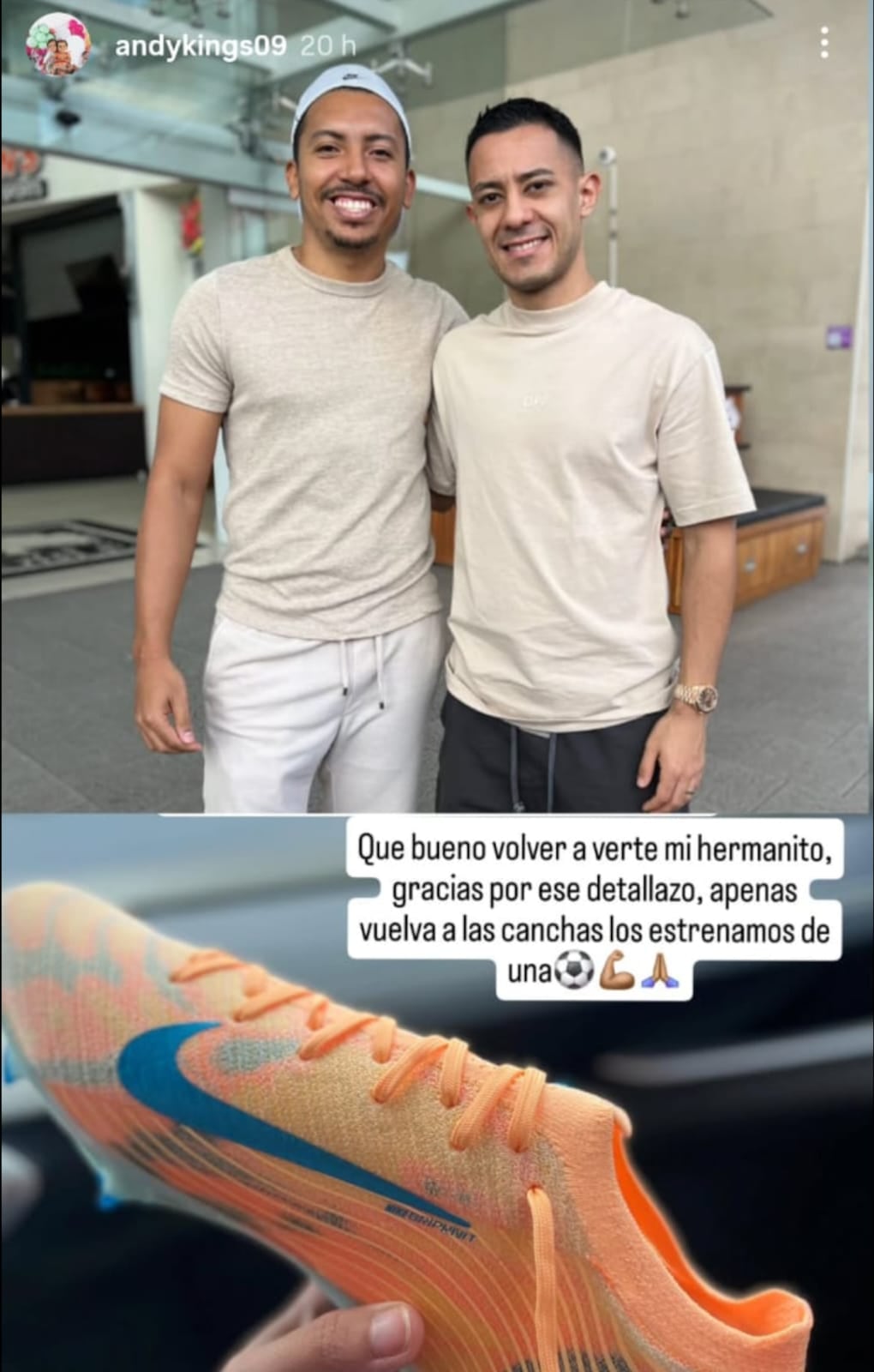 El regalo de Jimmy Marín a Andy Reyes