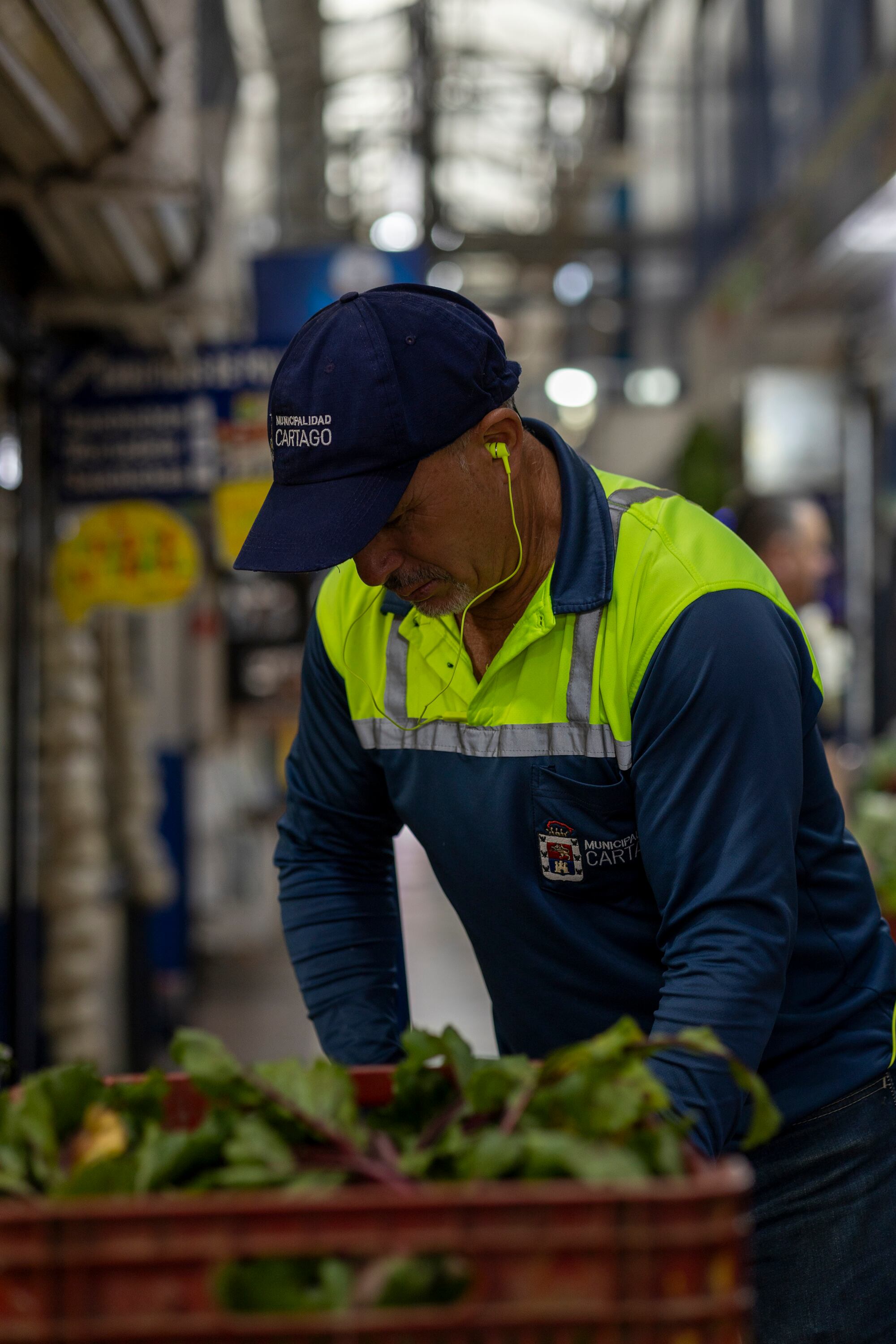 18/02/2025, Cartago, recorrido alrededor del mercado central, para encontrar trabajadores para la sección Héroe Anónimo.