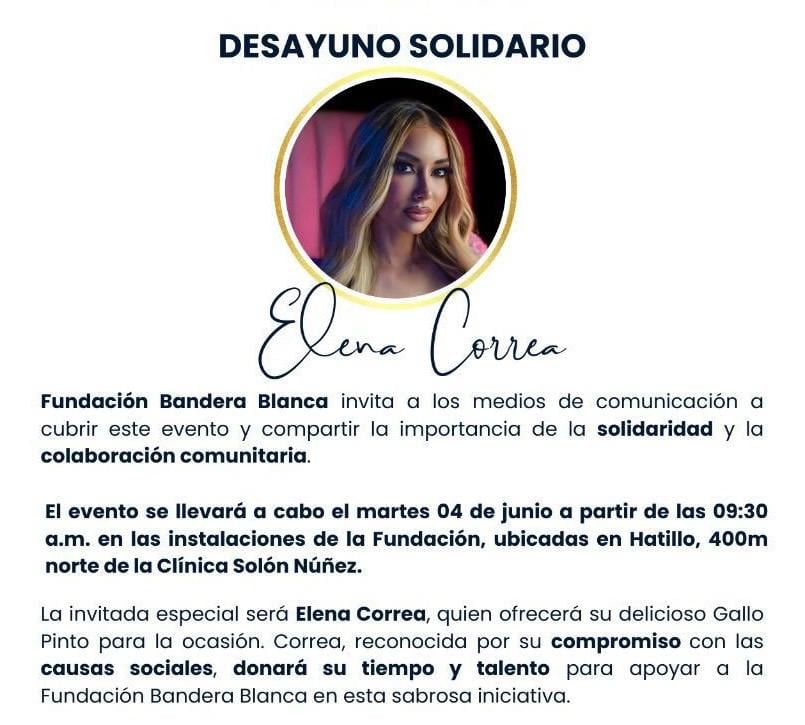 Elena Correa y su receta de gallo pinto