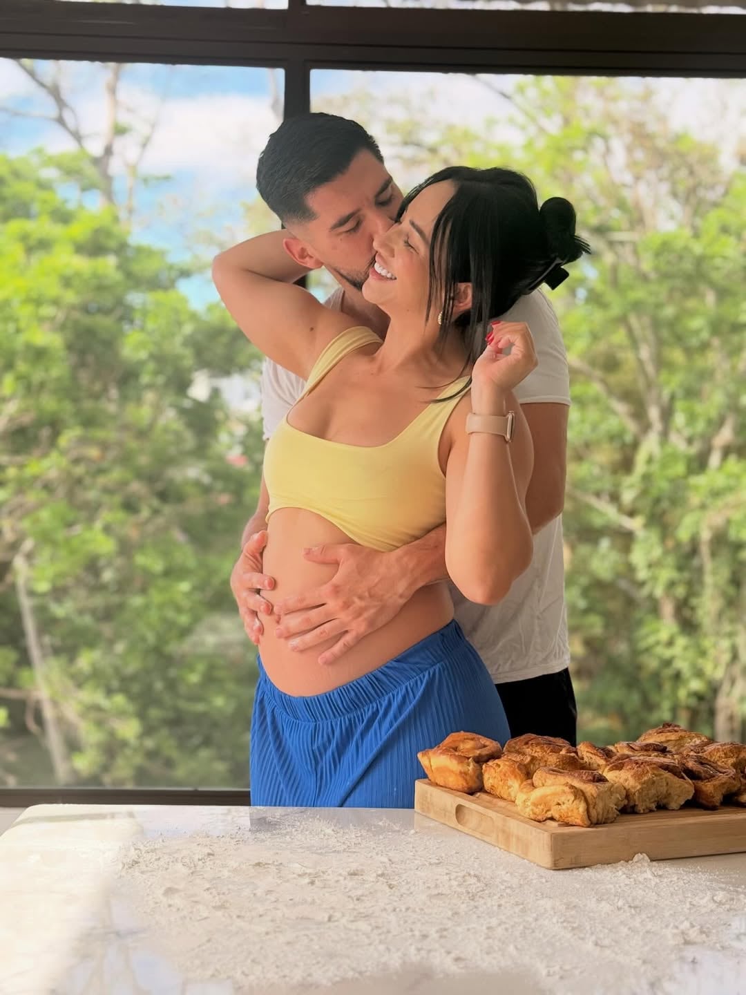 Débora Soto y su pareja Estaban están a pocos meses de recibir a su hija Isabella.