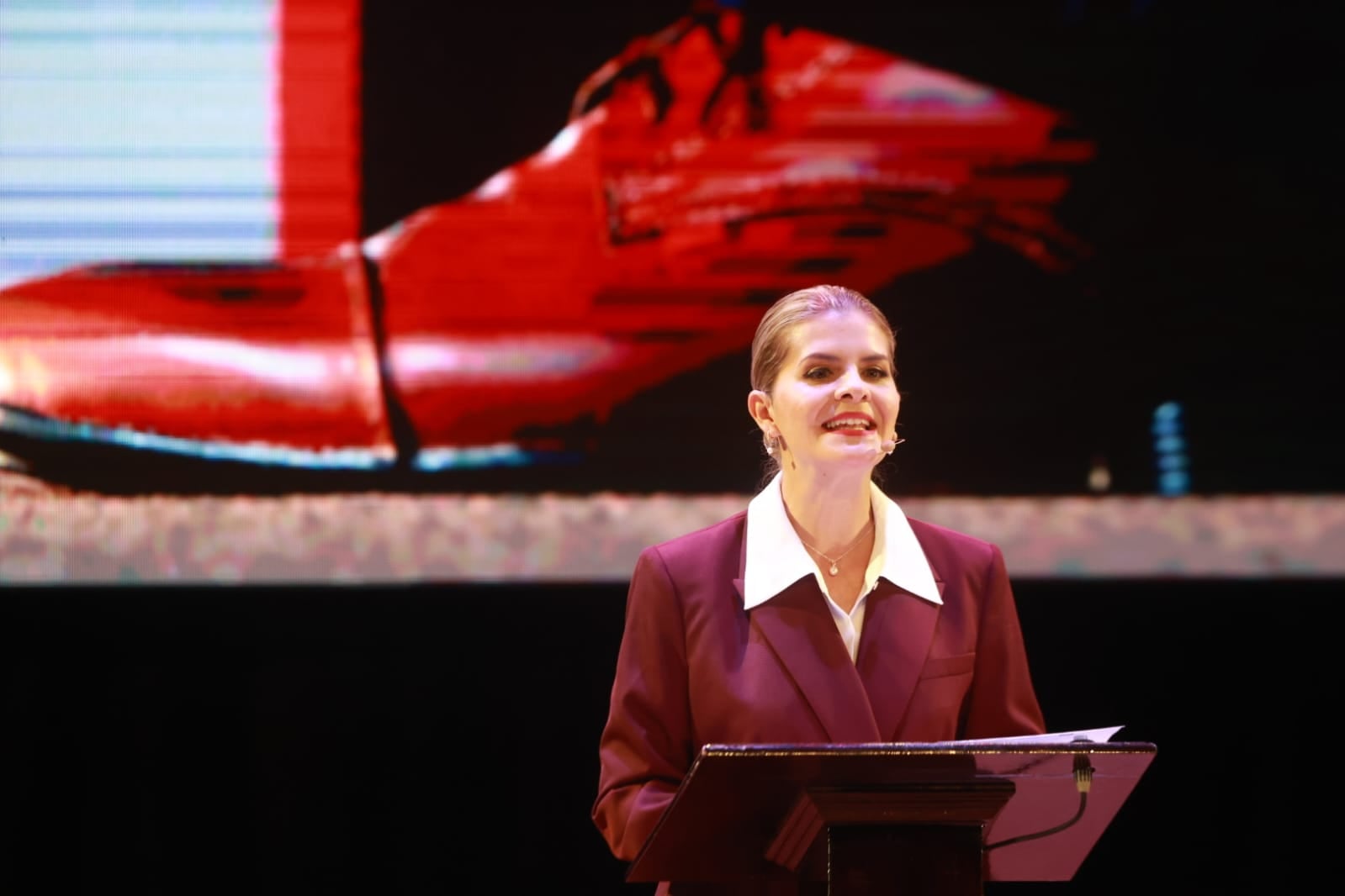 Laura Fernández, presidenta electa, presenta a los miembros de su gabinete en el Teatro Melico Salazar este martes 5 de mayo, 2026.