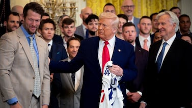 Trump recibió a los Dodgers tras su título en la Serie Mundial 2024, ¡ojo lo que dijo de Shohei Ohtani!