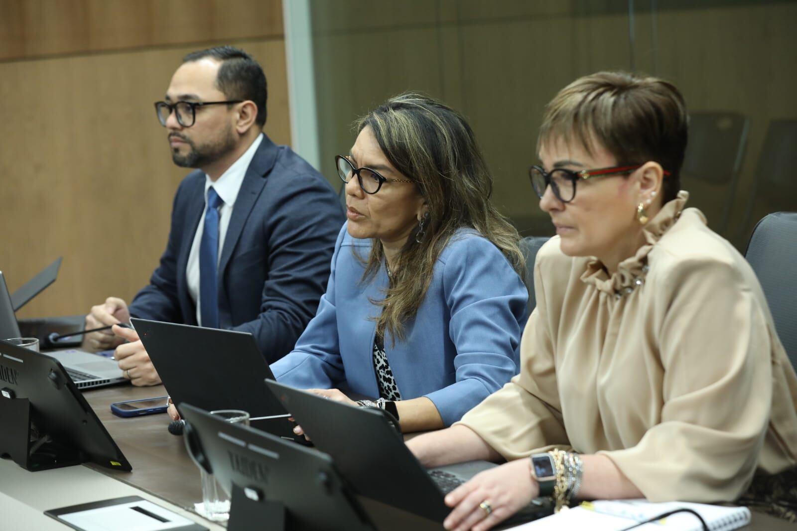 Sofía Machuca, auditora del ICE, compareció en la Asamblea Legislativa