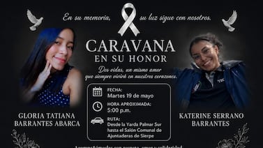 Caravana despedirá a primas fallecidas en trágico accidente en Palmar Sur