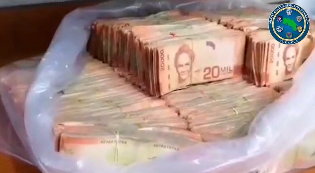 Droga decomisada en Escazú