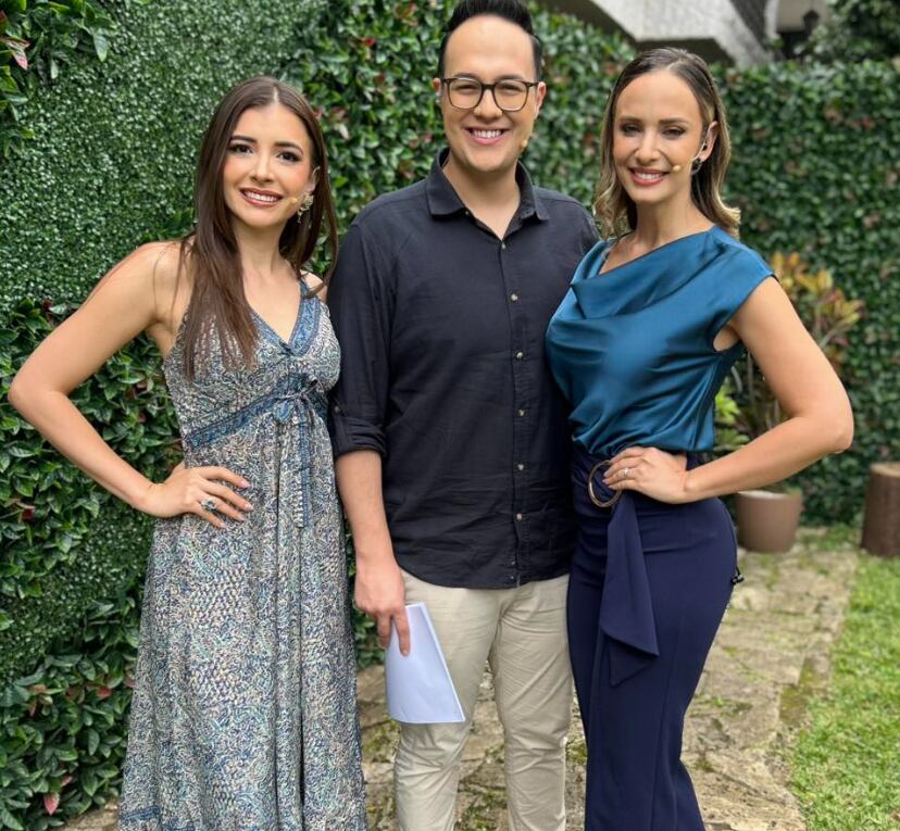 Ítalo Marenco, Maricris Rodríguez, Charlyn López, Rafa Pérez, presentadores de Giros de Repretel