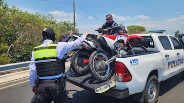 Operativo por ingreso de la Antorcha de la Independencia deja 20 motos decomisadas y 8 detenidos