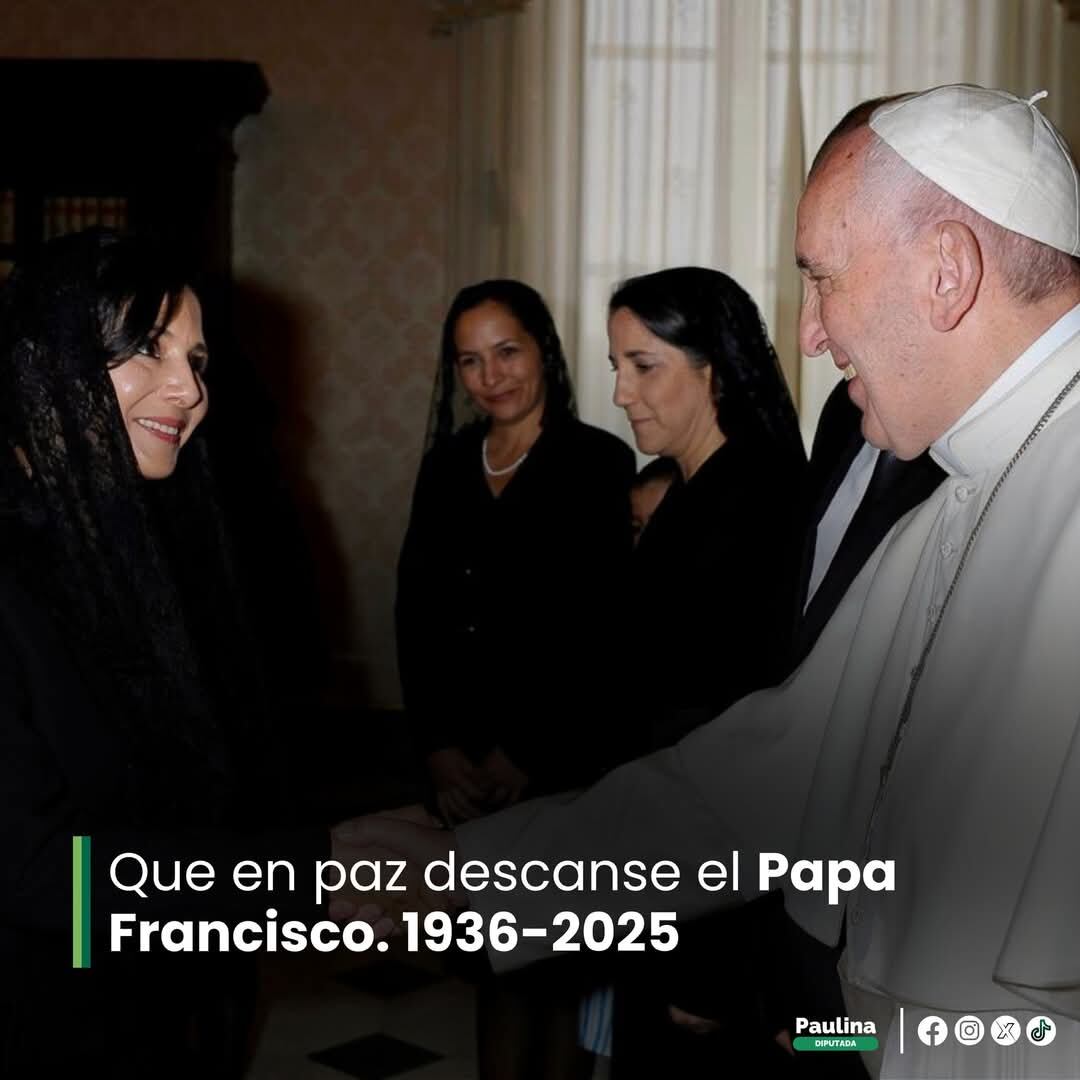 Diputada Paulina Ramírez nunca olvidará el día que conoció al papa Francisco