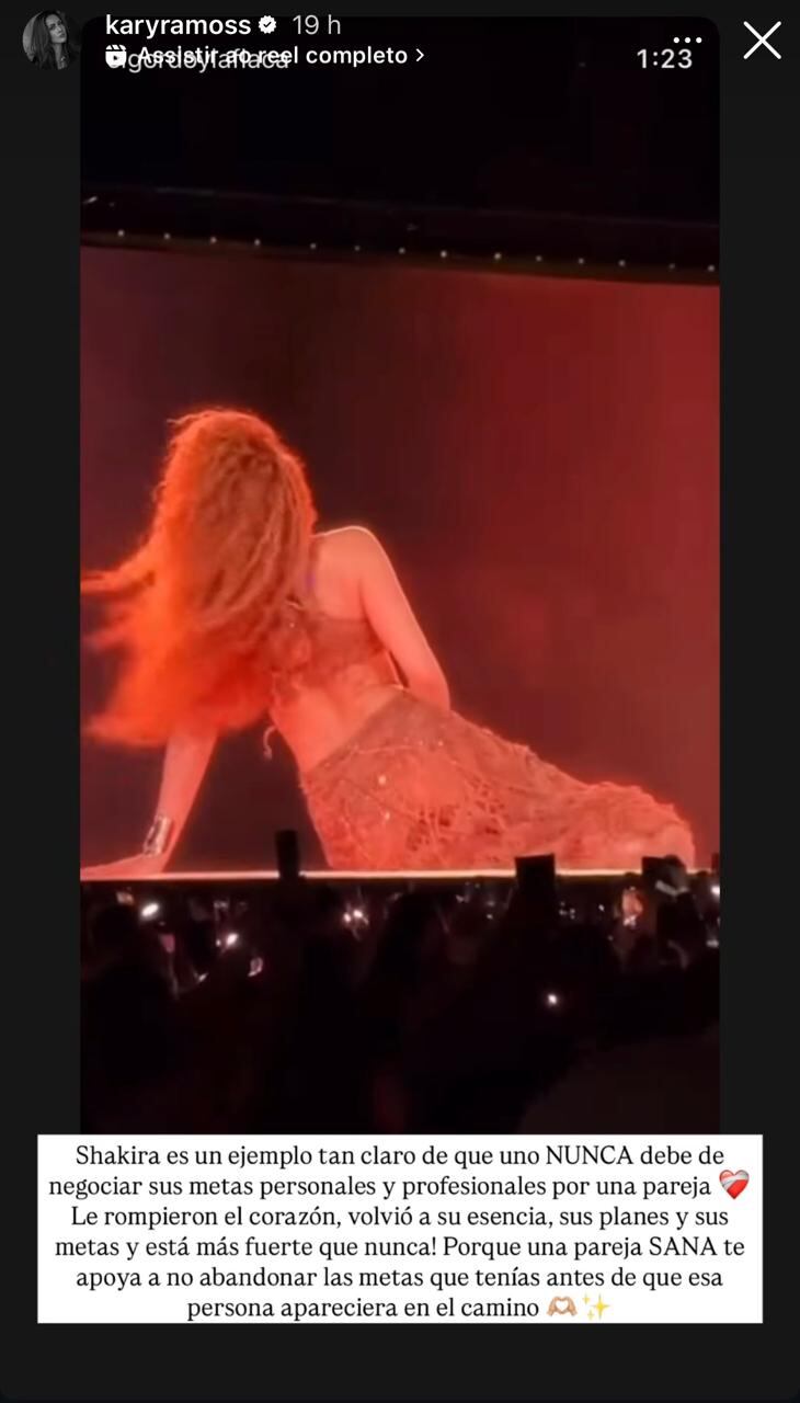 Karina Ramos soltó todo lo que piensa de Shakira luego de que la cantante se levantara de las cenizas por el final de su matrimonio con Gerard Piqué.