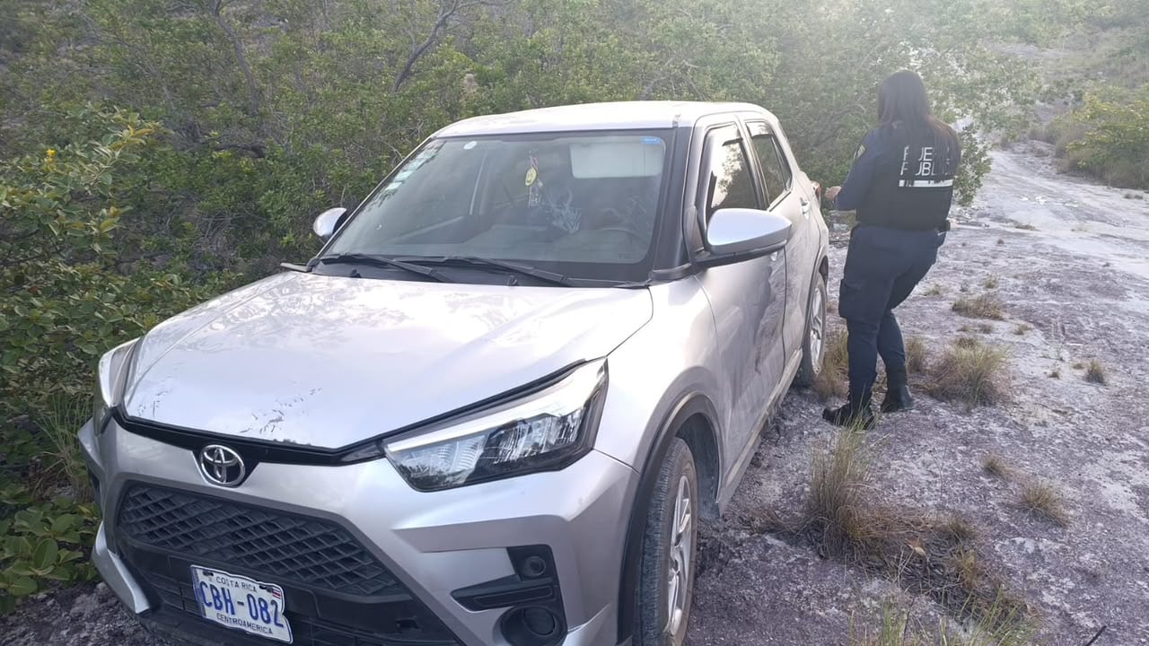 El vehículo de Wilfredo Pizarro fue localizado en una carretera de Liberia.