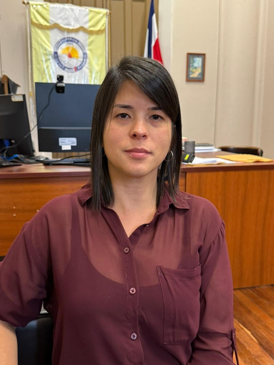 Sara Barboza Gómez, de 15 años en el 2026, la ganadora de Nace una Estrella 2021, estudiante del Colegio Superior de Señoritas, vive su primer traspaso presidencial, el de doña Laura Fernández el 8 de mayo del 2026 y asegura que la política también le apasiona. v