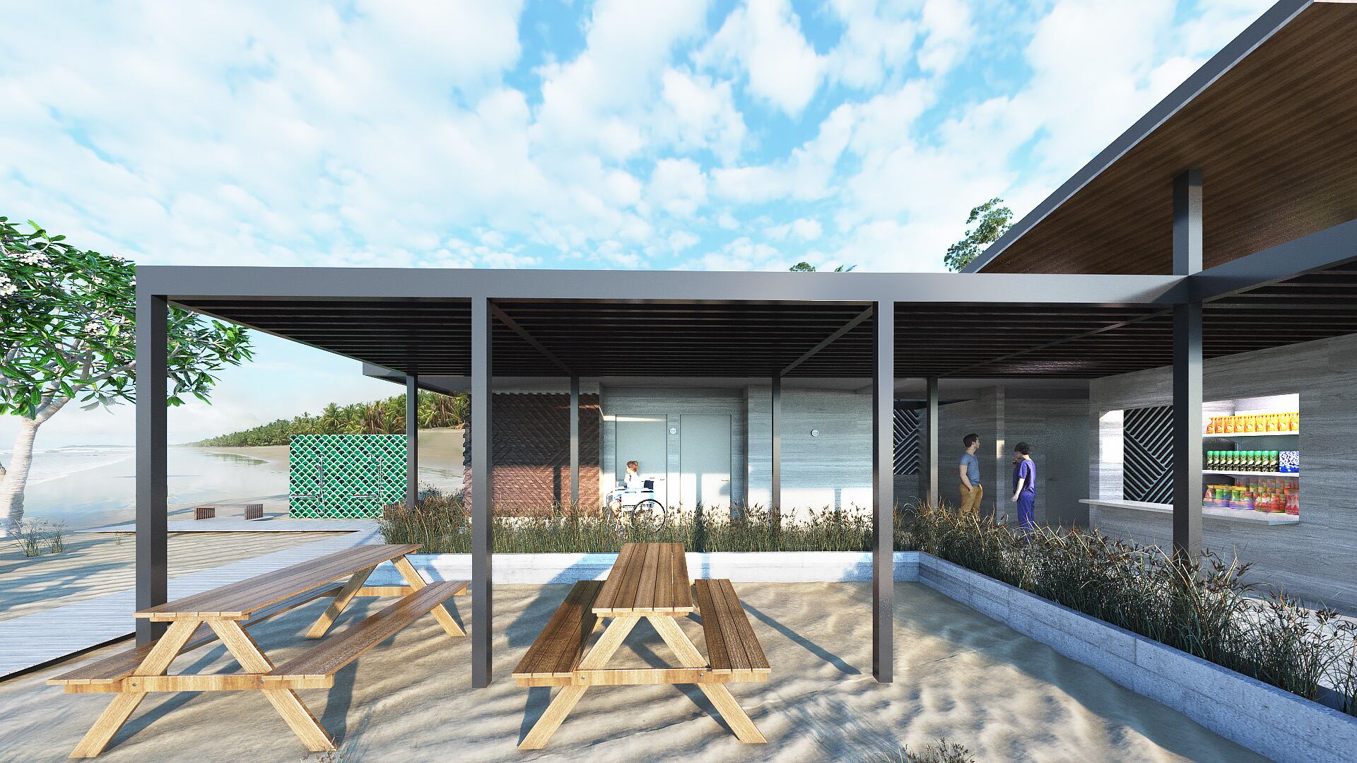 Playa Hermosa alquilará sillas de rueda.