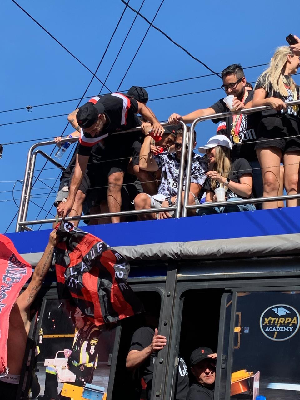 Celebración título Alajuelense, Calle Ancha Alajuela.