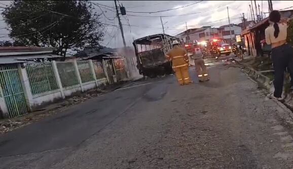 La emergencia se dio la mañana de este martes.