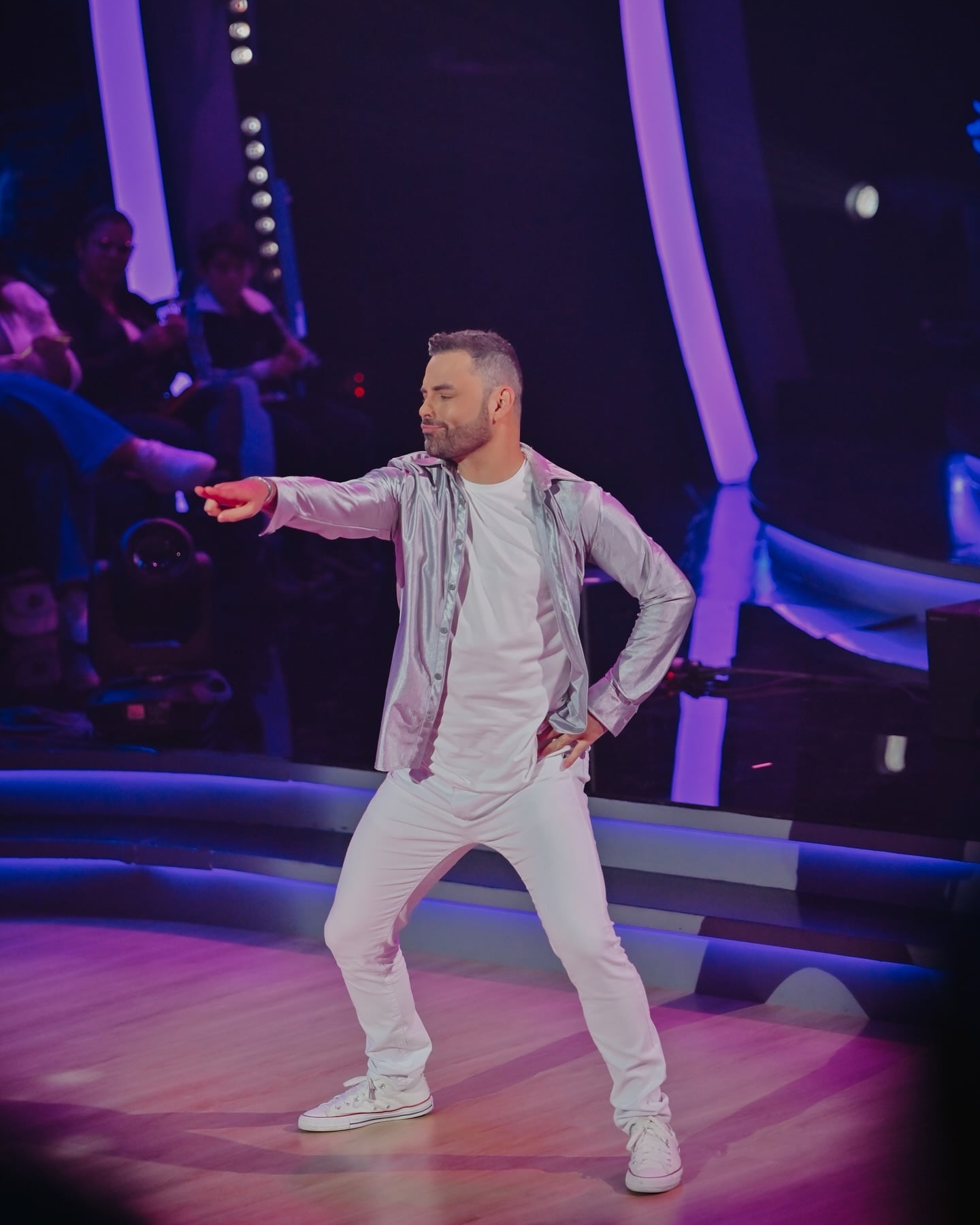 Diego Bravo fue asustado por Berny Madrigal en Mira quién baila