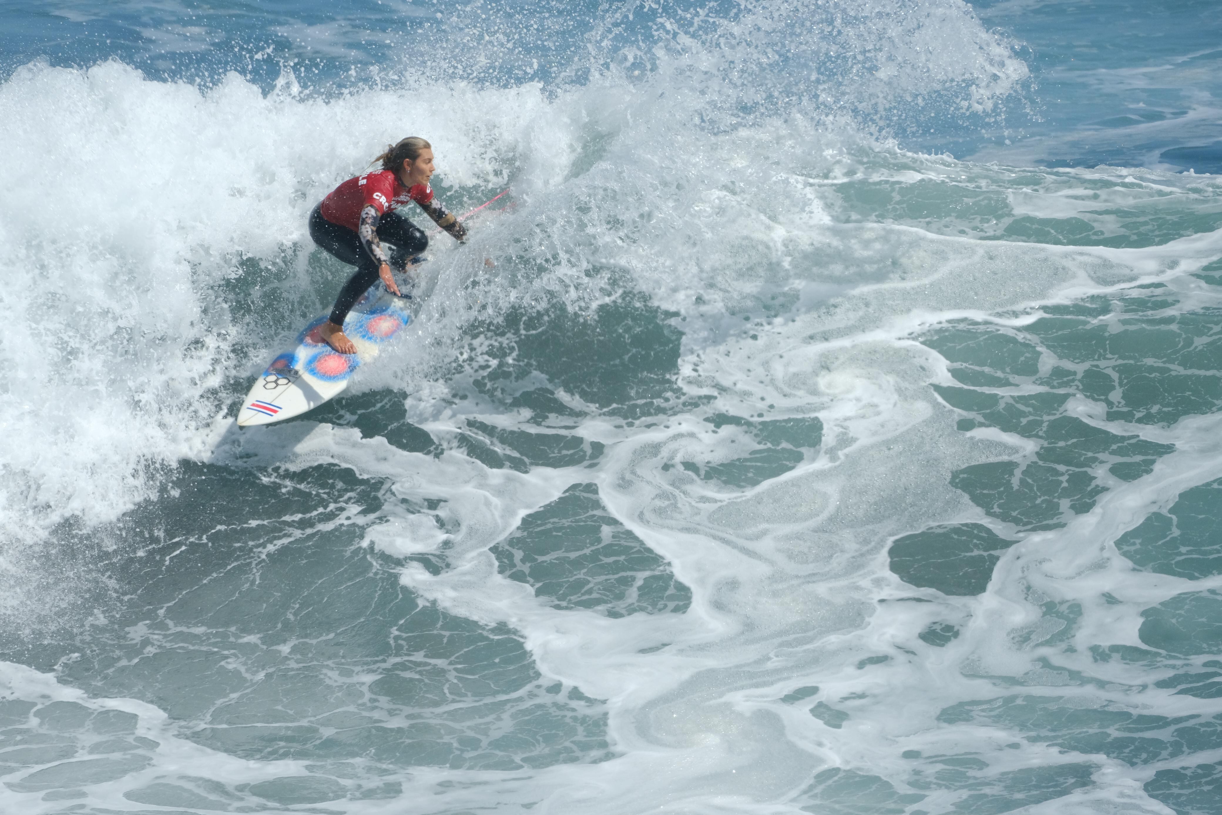Surfing, Juegos Panamericanos, Lía Díaz y Leilani McGonagle