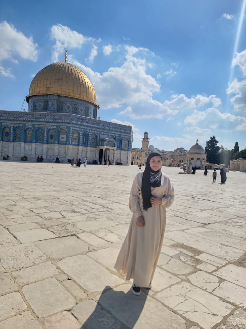 Kimberly Araya es una joven de 26 años que vive en Cisjordania. uno de los territorios de Palestina.