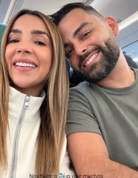 Diego Bravo y Ericka Morera se fueron juntos a viajar por Europa.